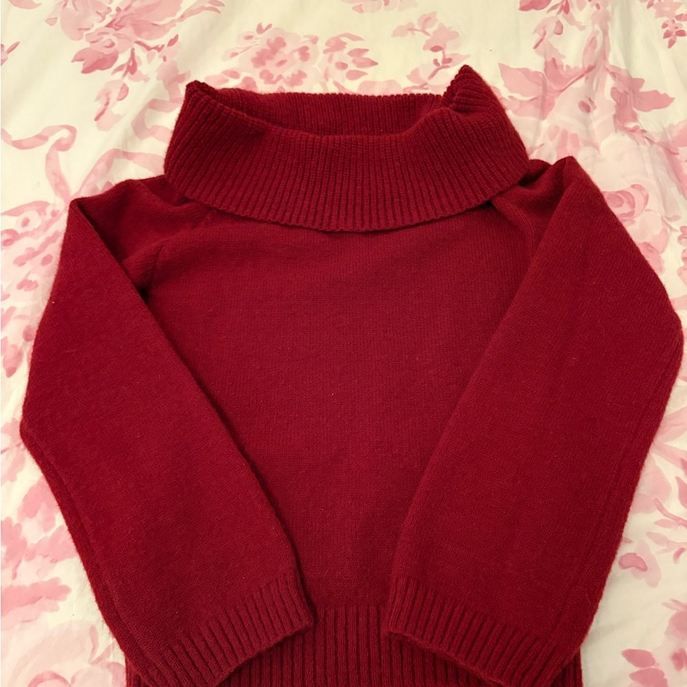 Amazon Over-The-Shoulder Red Small Sweater